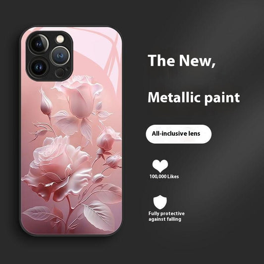 Glass Rose Mobile Phone Case