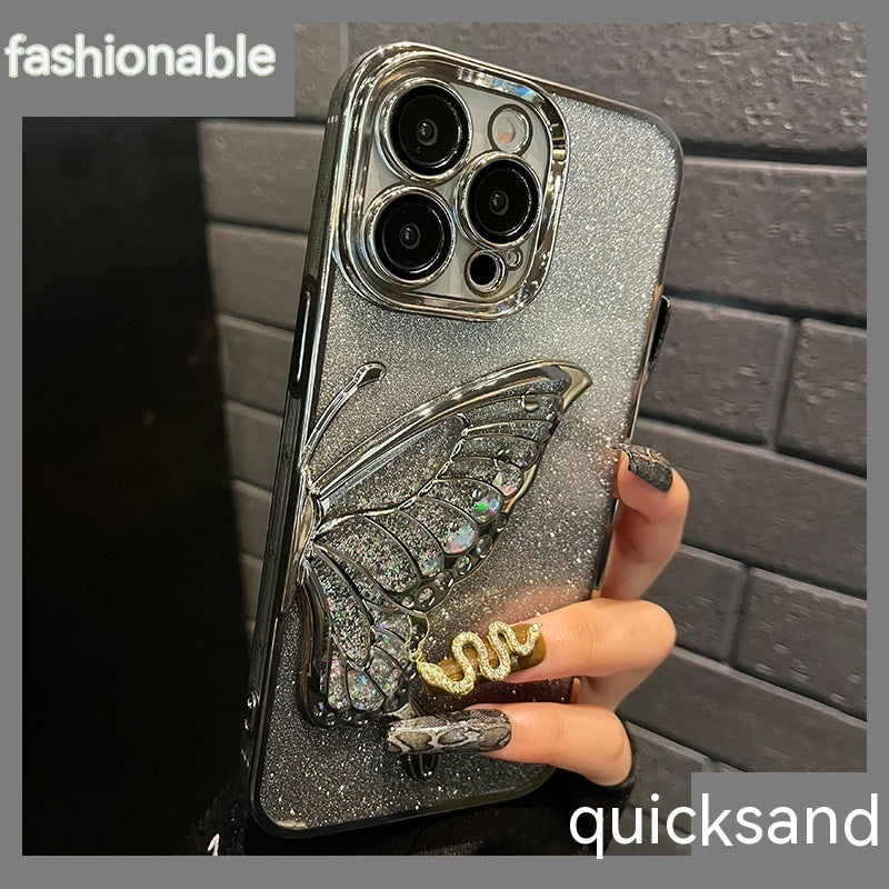 Glitter Butterfly Mobile Phone Case
