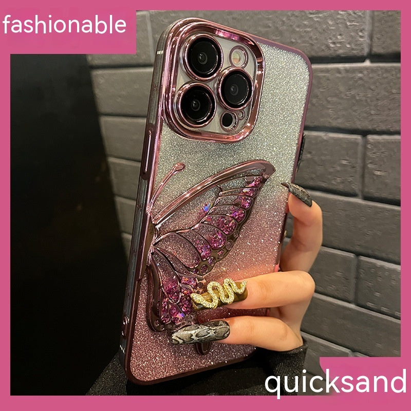 Glitter Butterfly Mobile Phone Case