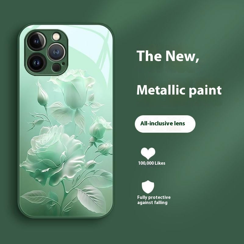 Glass Rose Mobile Phone Case