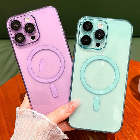 Magnetic Silicone Case Transparent Color