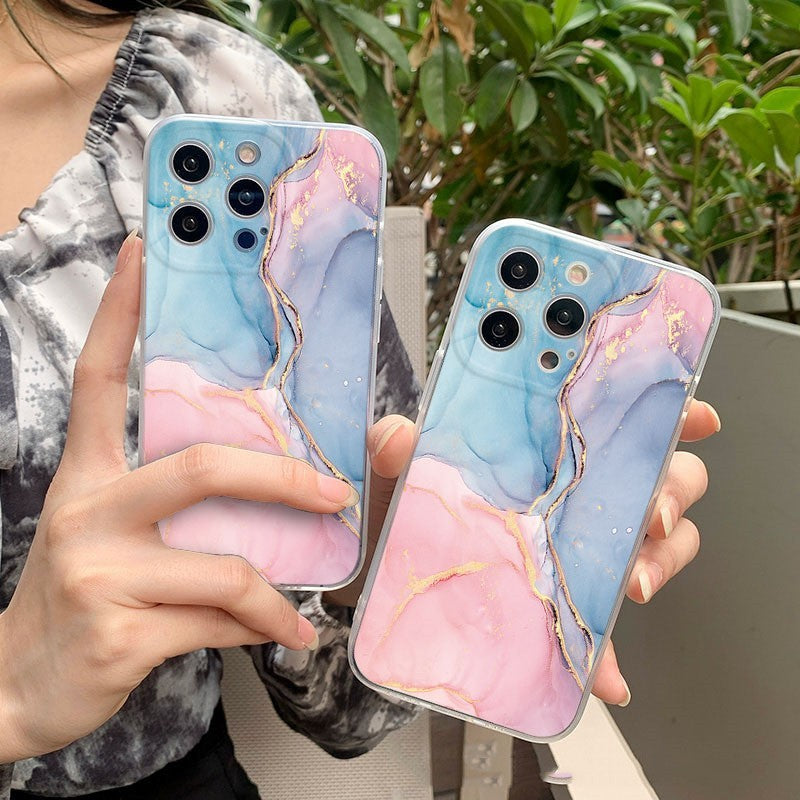 Colored Marble Mobile Phone Case