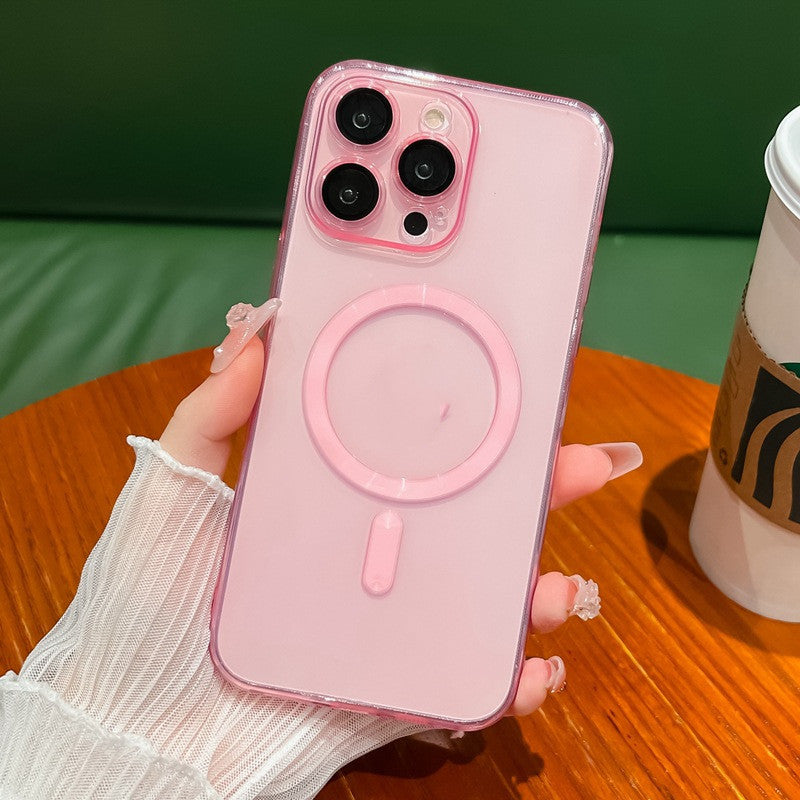Magnetic Silicone Case Transparent Color